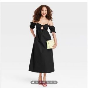 A new day off shoulder dress